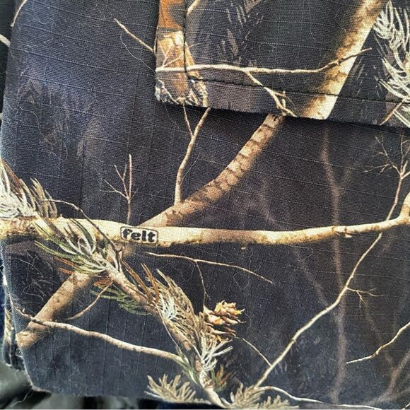 FELT men’s field cargo pants camo print loose fit streetwear skate Sz 34 - Picture 9 of 10
